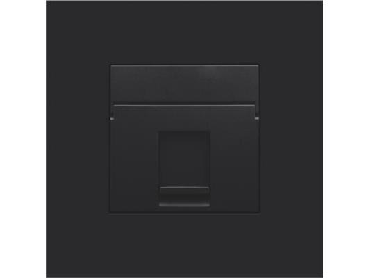 Image du produit Niko Cache pour prise de données 1x RJ45, revêtement noir