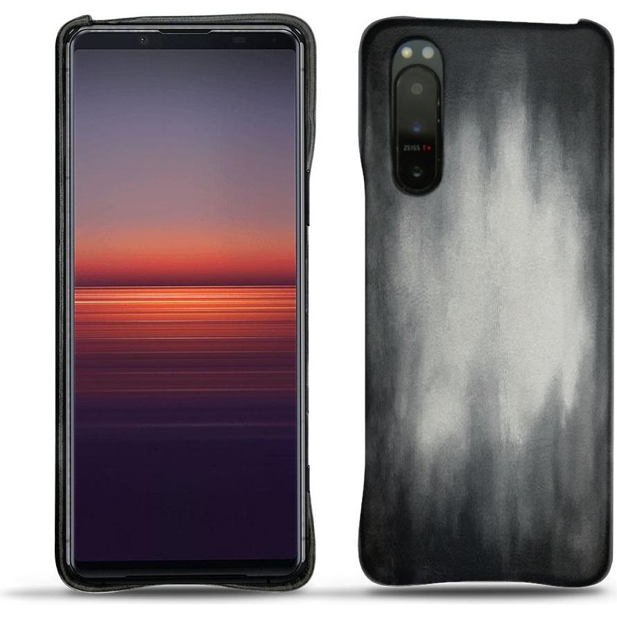 Noreve Lederschutzhülle (Sony Xperia 5 II), Smartphone Hülle, Grau