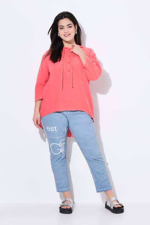 Produktbild Angel of Style Bluse, A-Linie, Musselin, Kapuze (50)