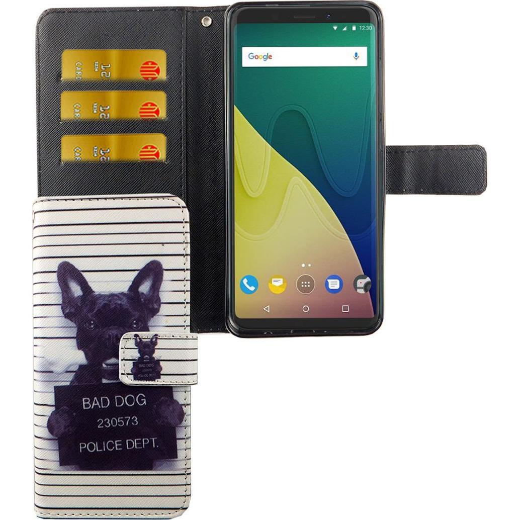Thumbnail - König Design Hülle Handy Schutz für Wiko View XL Case Cover Tasche Wallet Etui Handyhülle Neu (Wiko View XL), Smartphone...