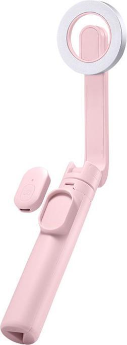 Actual product image Spigen Selfiestick S570W MagSafe Tripod Bluetooth misty rose AMP06403