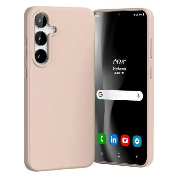 Mercury Rosa Soft Samsung S24 Fe S721 Sand (Samsung Galaxy S24 Fe), Cover Smartphone,