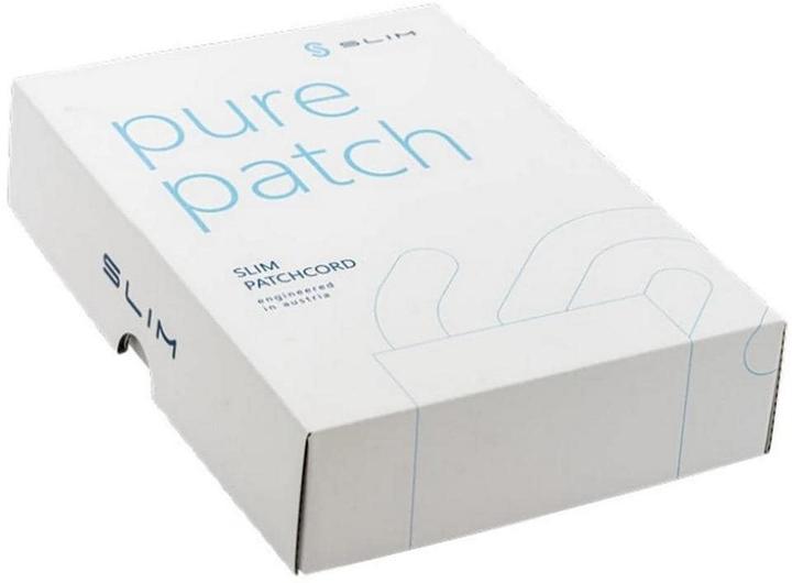 Image du produit SLIM Câble patch RJ-45, Cat 6A, U/FTP, 0,15 m, jaune (U/FTP, CAT6a, 0.15 m)