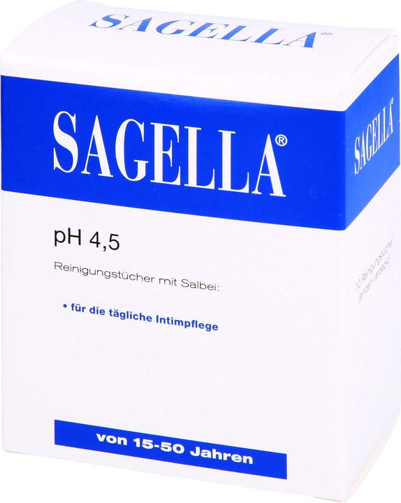 Produktbild Sagella Reinigungstücher, 10 St TUE (Intimtücher)