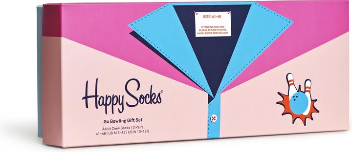 Actual product image Happy Socks Go Bowling Gift Set (pack of 4, 41 - 46)
