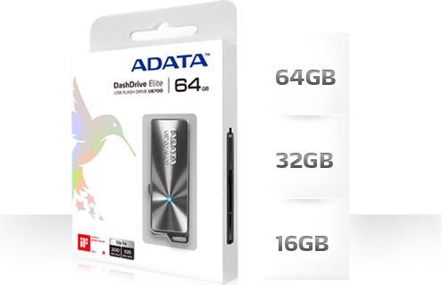 Actual product image Adata UE700 USB flash drive USB Type-A 3.2 Gen 1 (3.1 Gen 1) (64 GB)