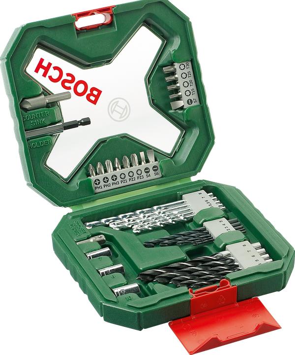 Productafbeelding Bosch Zubehör X - Line Classic boor- en bitset 34 stuks (2 mm, 3 mm, 4 mm, 5 mm, 5,5 mm, 6 mm, 7 mm, 8 mm)