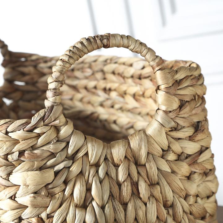 Immagine prodotto Casâme Cesto in Giacinto d'acqua con manici - L 36 cm x P 19 cm x H 22 cm