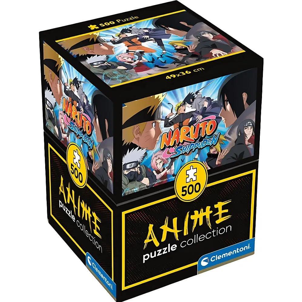 Clementoni Multicolore Puzzle Anime Cube Naruto 500 Pezzi (500 Pezzi)