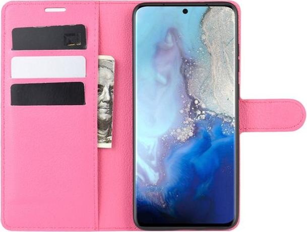 Actual product image MU Classic Litchi Leather Bookcover Series (Samsung Galaxy S20+)