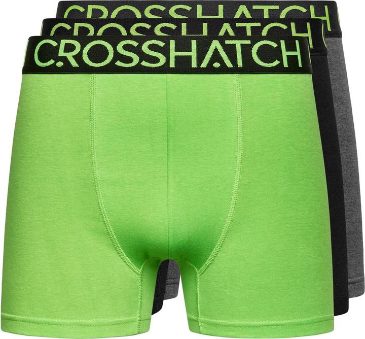 Actual product image Crosshatch Mens Knightling PKA Boxer Shorts (Pack of 3) (S, pack of 3)