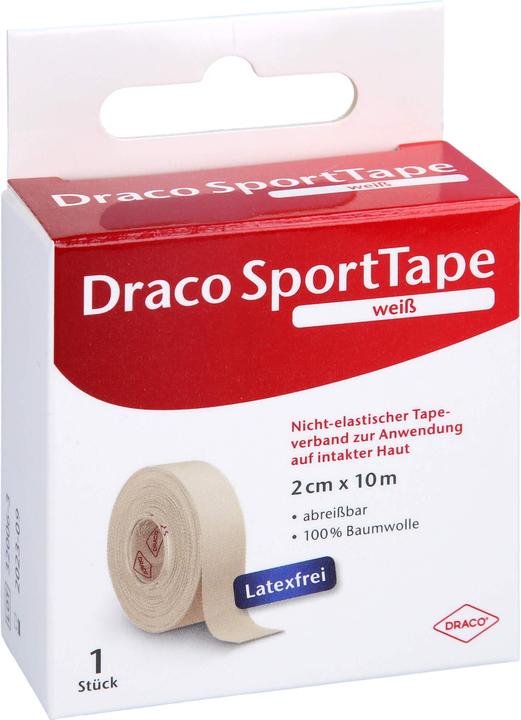 Actual product image Dr. Ausbüttel & Co. Dracotape bandage 10mx2cm white, 1 pc VER