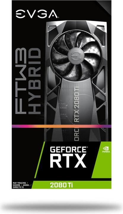 Produktbild EVGA GeForce RTX 2080 Ti FTW3 Ultra Hybrid (11 GB)