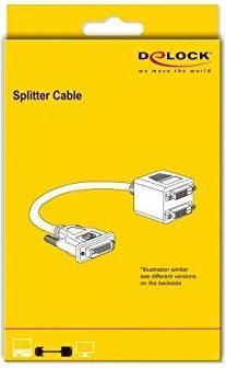 Actual product image Delock HDMI to 2x (HDMI, 15 cm)