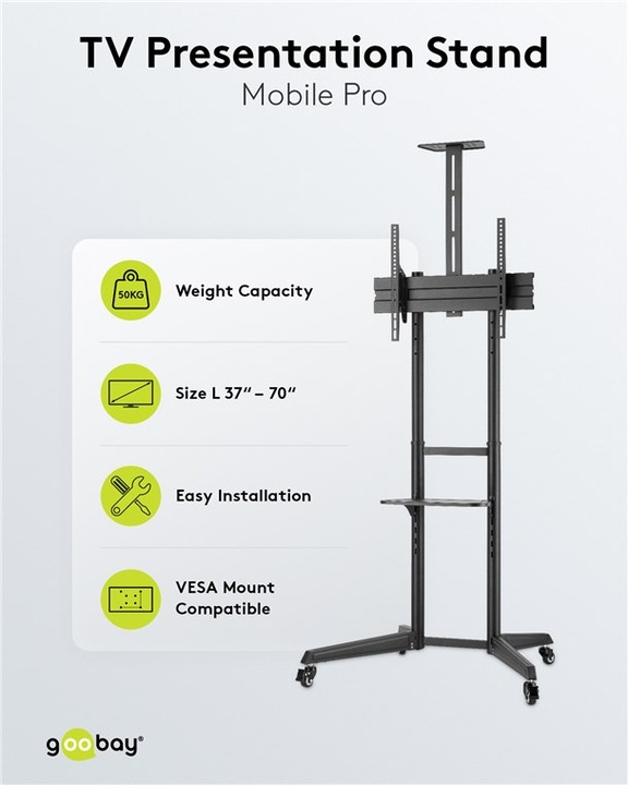 Produktbild Goobay TV-Präsentationsständer Pro Grösse L (Diverse, 70", 50 kg)