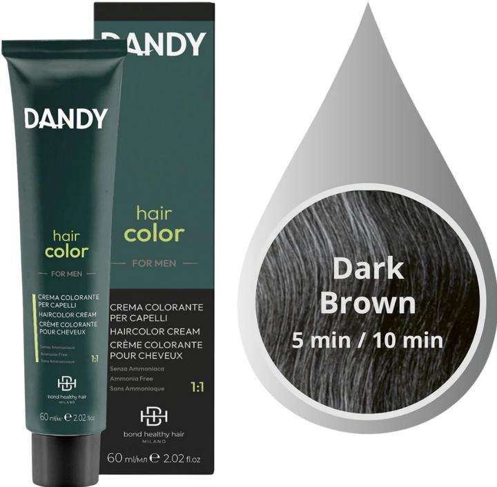 Immagine prodotto Dandy Colore per capelli 3 castano scuro 60 ml (Marrone)