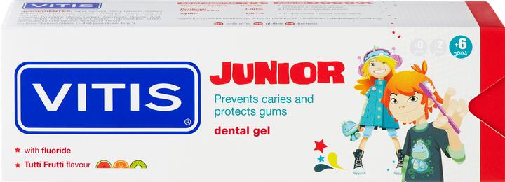 Actual product image Vitis Junior tooth gel (75 ml)