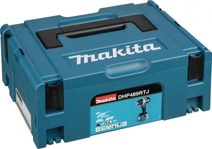 Actual product image Makita DDF489RTJ (Rechargeable battery operated)