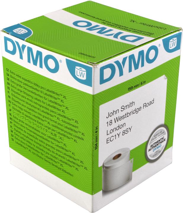 Actual product image Dymo Labels LabelWriter 4XL 104x159 mm, 220 pcs. (10.40 cm)
