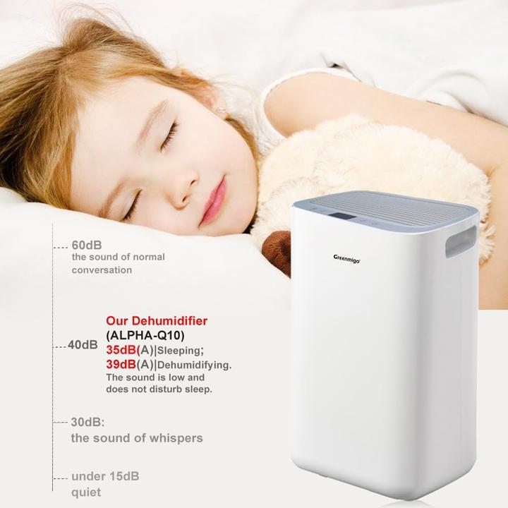 Image du produit Greenmigo Alpha-Q10 Luftentfeuchter (35 m², 10 l/24h)