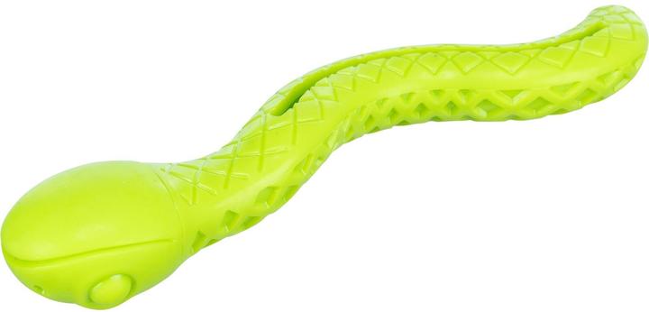 Actual product image Trixie Dog Toy Snack Snake, 27 cm, Green (Dog chew toy)