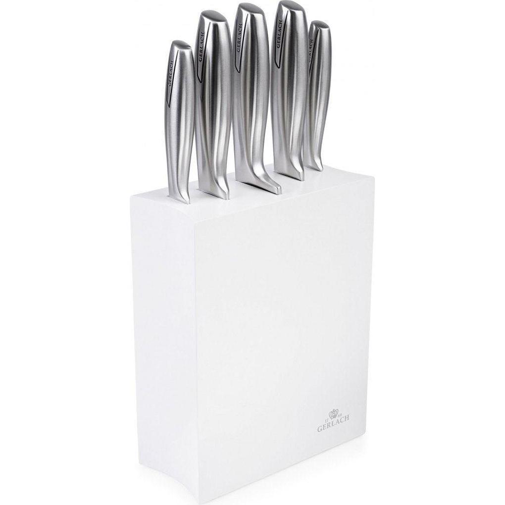 Gerlach Messerblock Modern, Messerblock, Weiss, Silber