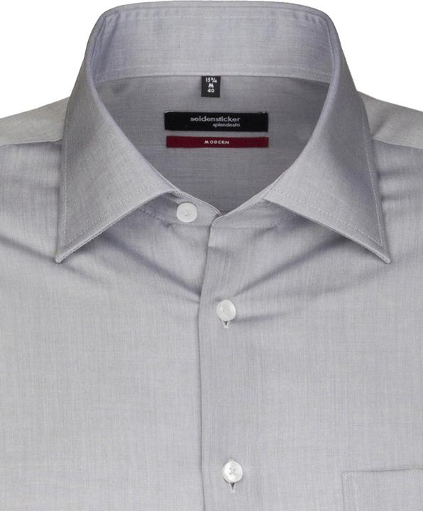 Immagine prodotto Seidensticker Camicia Moderna Kent Grigio non stirata (38)