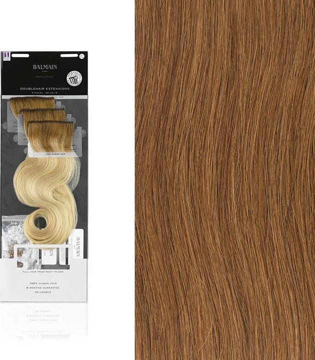 Actual product image Balmain Hair Professional - Double Hair Extensions Human Hair - L8 - Blond (L8 Light blonde, 40 cm)