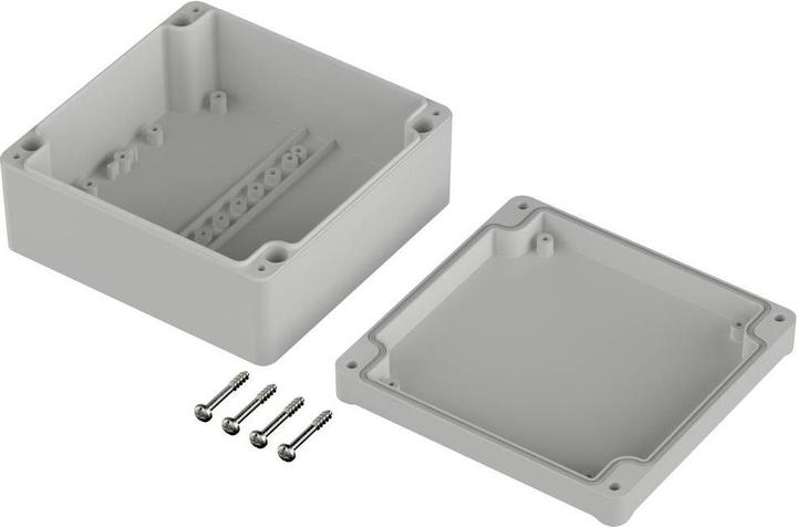 Actual product image Bopla IP65 polycarbonate case,122x120x57mm (Housing)