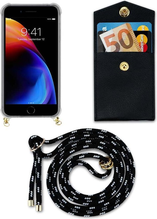 Produktbild Cadorabo TPU Handy Kette GOLD Cover
