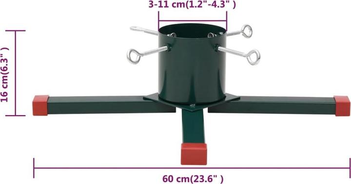 Immagine prodotto vidaXL Stand per l'albero di Natale