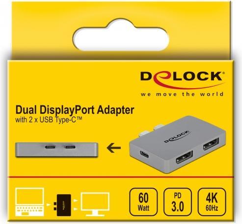 Produktbild Delock DisplayPort-Adapter (Thunderbolt 3, 4 cm)