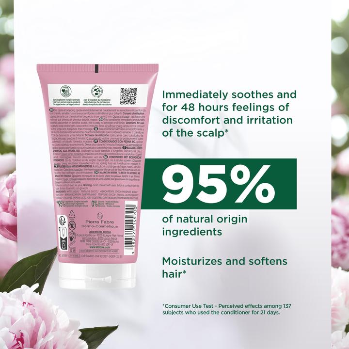 Produktbild Klorane Beruhigende Pflegespülung mit BIO-Pfingstrose (150 ml)