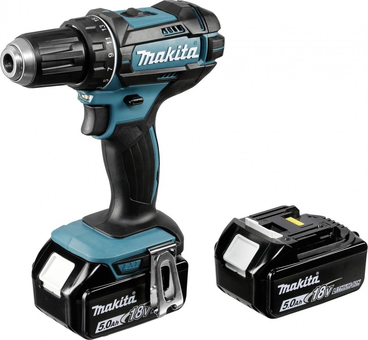 Productafbeelding Makita DDF482RTJ 18V met twee accu's (Oplaadbare batterij)