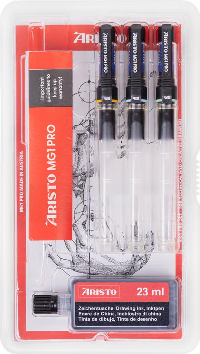 Produktbild Aristo Tuschefüller Kassette 3ST Set (Schwarz, 1 x)