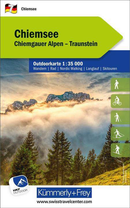 Actual product image Chiemsee, No. 07, outdoor map 1:35,000