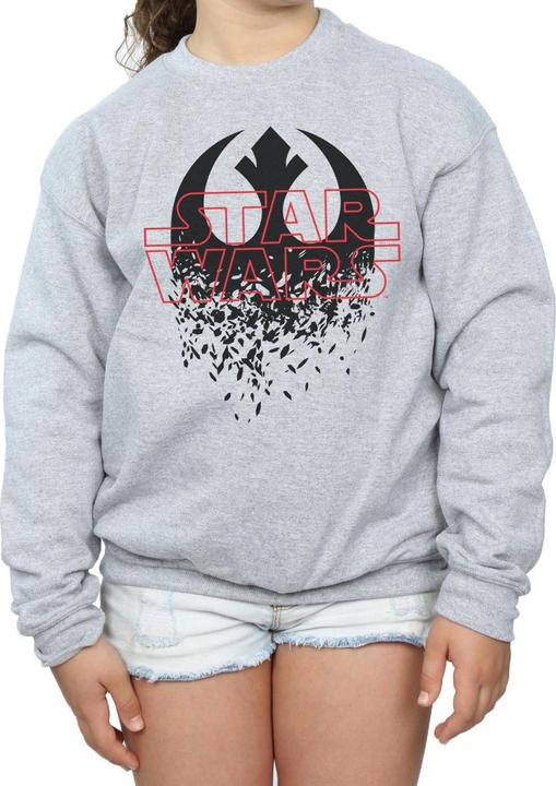 Immagine prodotto Star Wars The Last Jedi Shattered Emblem Felpa Ragazze (152, 158)