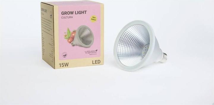 Produktbild Venso E27 Pflanzenlampe "Cultura" 15W 60° (LED, 240 V)