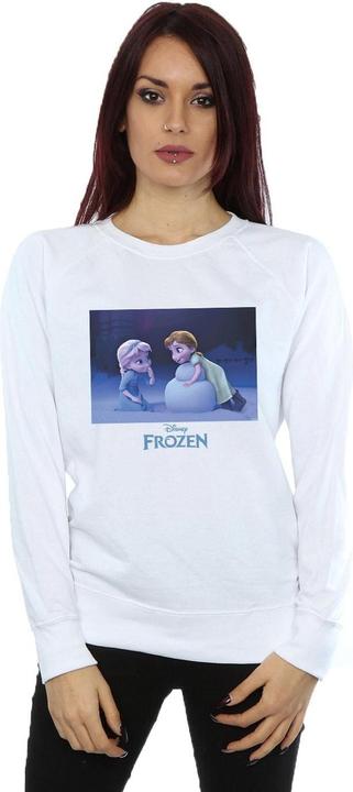 Actual product image Disney Womens/Ladies Frozen Build A Snowman Sweatshirt (XXL)