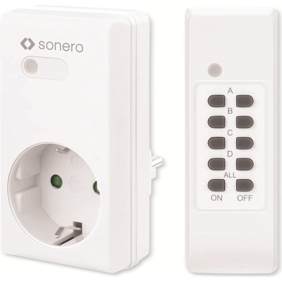Sonero, Steckdosenleiste, Funksteckdosen-Set S-RCS201, Indoor