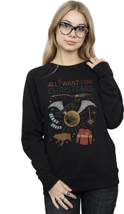 Actual product image Womens/Ladies All I Want For Christmas Sweatshirt (L)