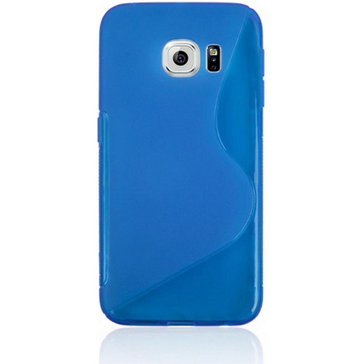 Thumbnail - König Design Handyhülle TPU Case für Handy Samsung Galaxy S6 Edge SM G925 Blau (Samsung Galaxy S6 Edge), Smartphone Hüll...