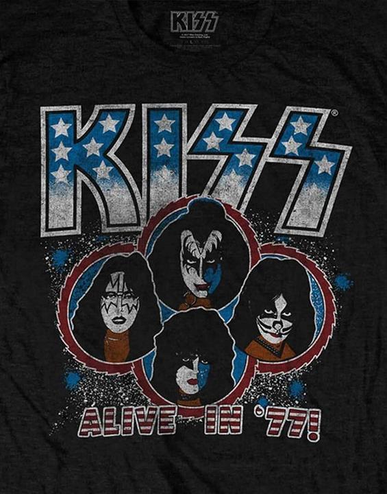 Produktbild KISS Alive In '77 TShirt (XXL)
