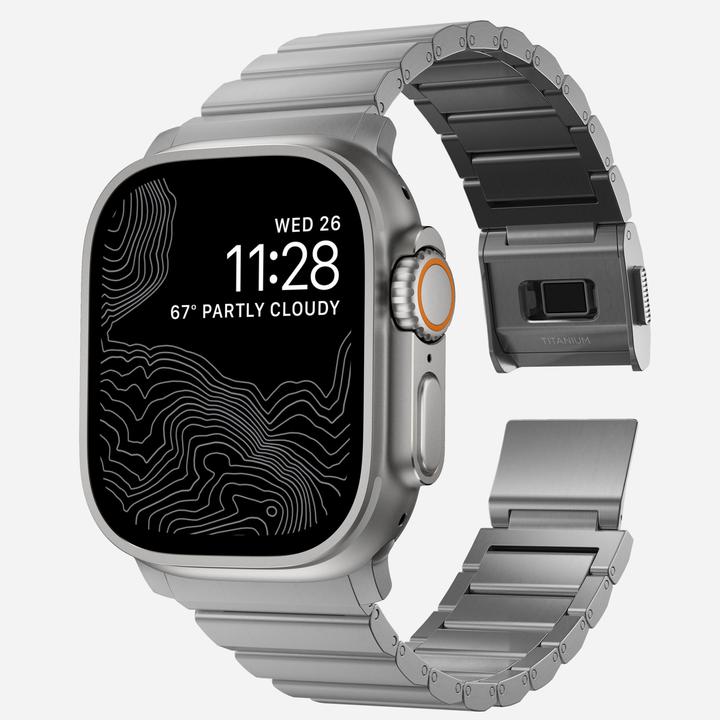 Actual product image Nomad Strap V2 (42 mm, 44 mm, 45 mm, 49 mm, Titanium)