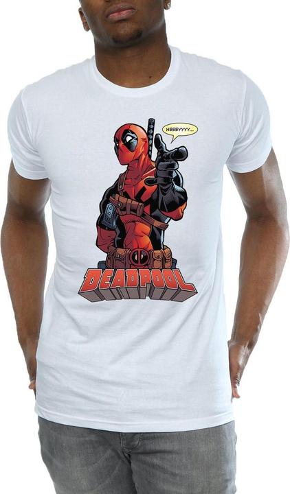 Actual product image Deadpool Mens Hey You Cotton T-Shirt (M)