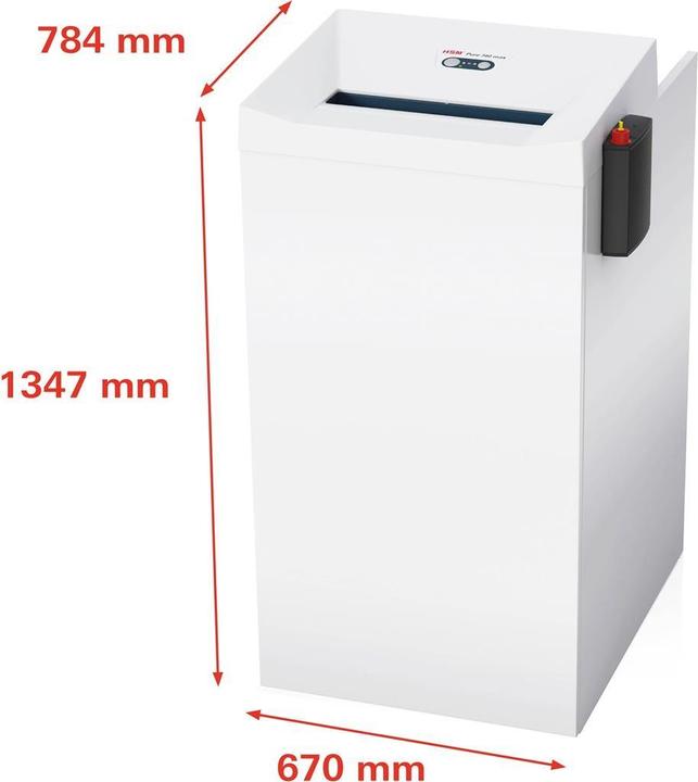 Actual product image HSM Pure 740 MAX - 4.5 x 30 mm particle cut, volume 240 liters (Particle cut)