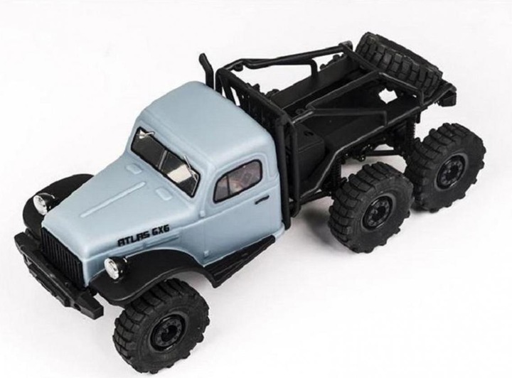 Immagine prodotto RocHobby Crawler in scala ATLAS 6x6, blu, 1:18, RTR (RTR pronto all'uso)