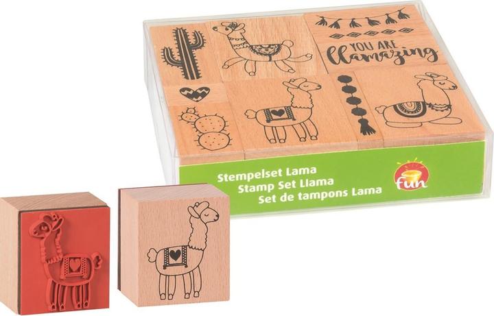 Immagine prodotto Heyda Set di francobolli lama 12x10x3cm 204888676 marrone 10 pezzi