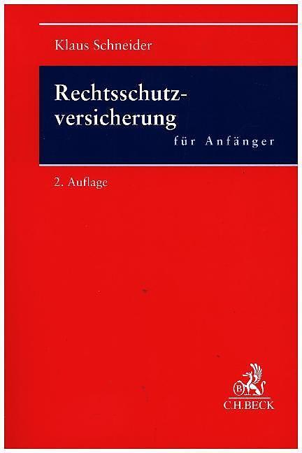 Produktbild Rechtsschutzversicherung für Anfänger (Deutsch, 2017)