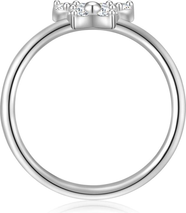 Immagine prodotto Glanzstücke München Ring Sterling Silber Zirkonia weiss - 38184 (48, 925 Argento)